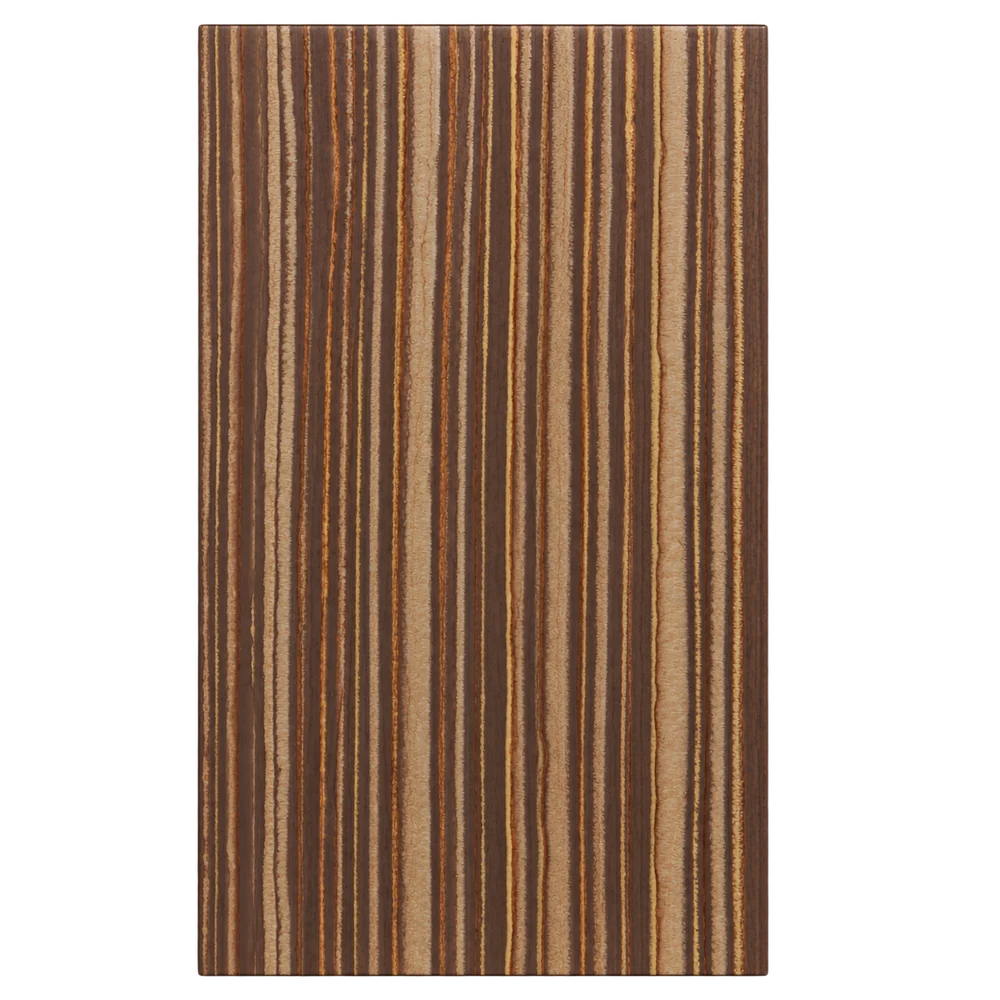 Striped brown linear resin panel